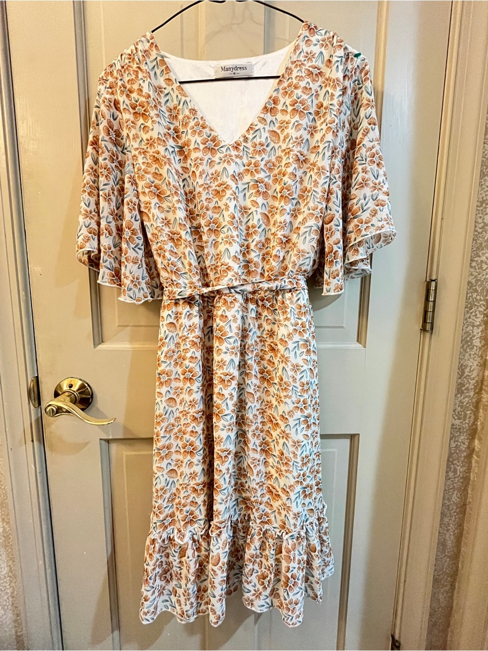 Manydress Floral Midi Dress